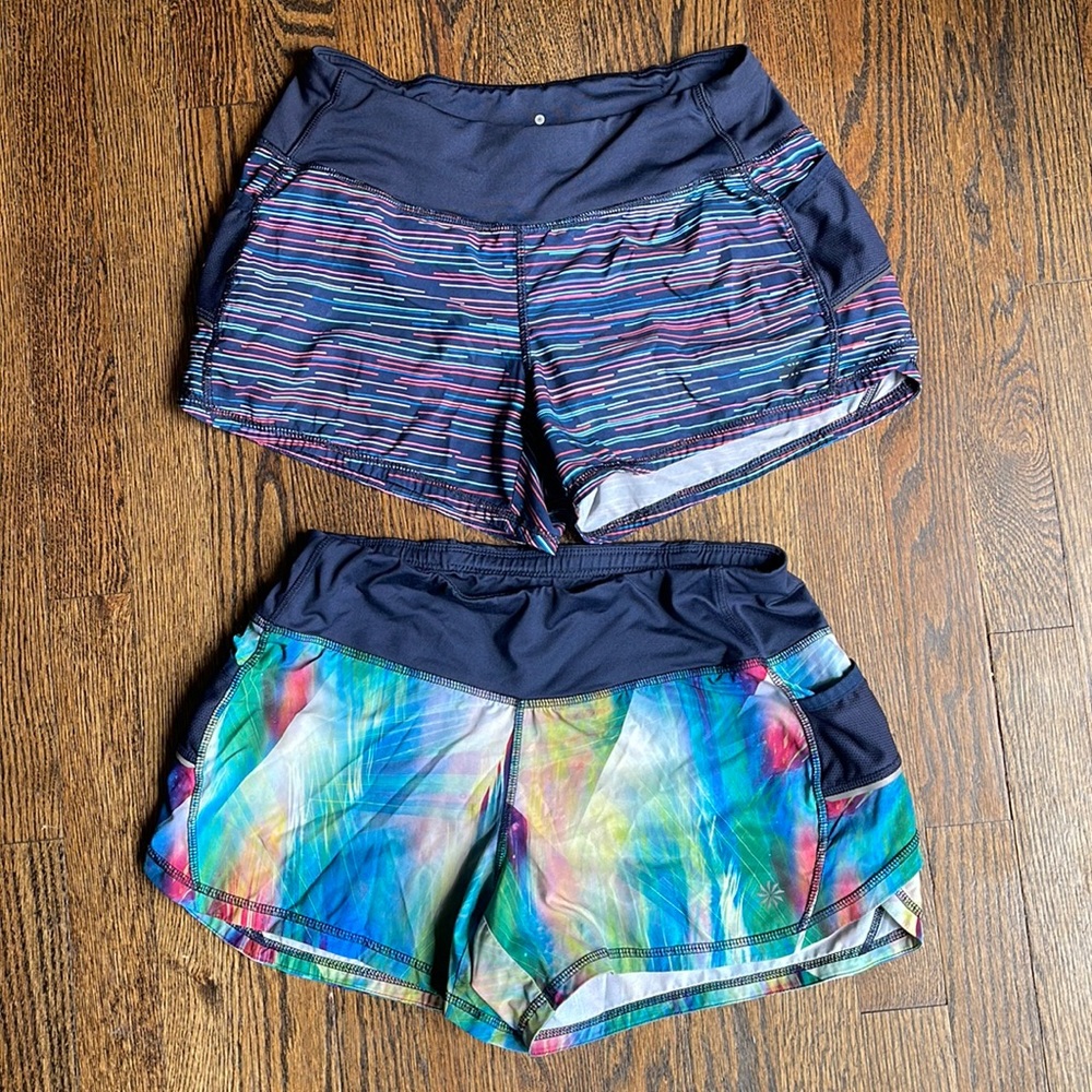 Athleta running shorts